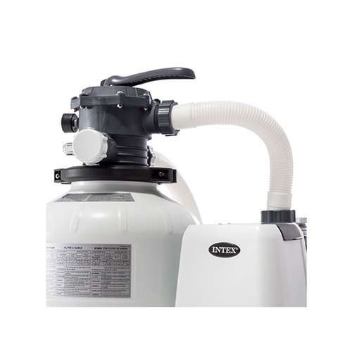 Intex 2800 GPH Above Ground Pool Sand Filter Pump w/ Automatic Timer (Brown Box)