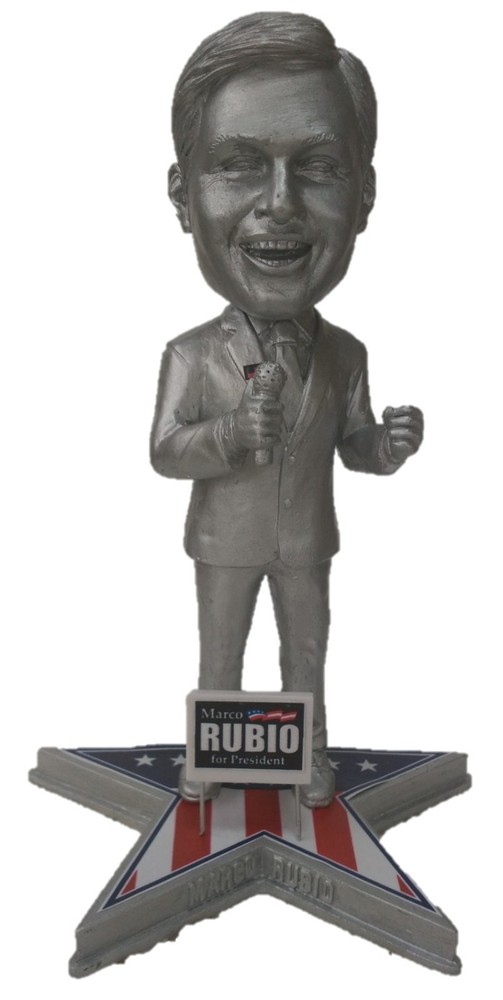 Marco Rubio Presidential Campaign 2016 Silver Version Bobblehead