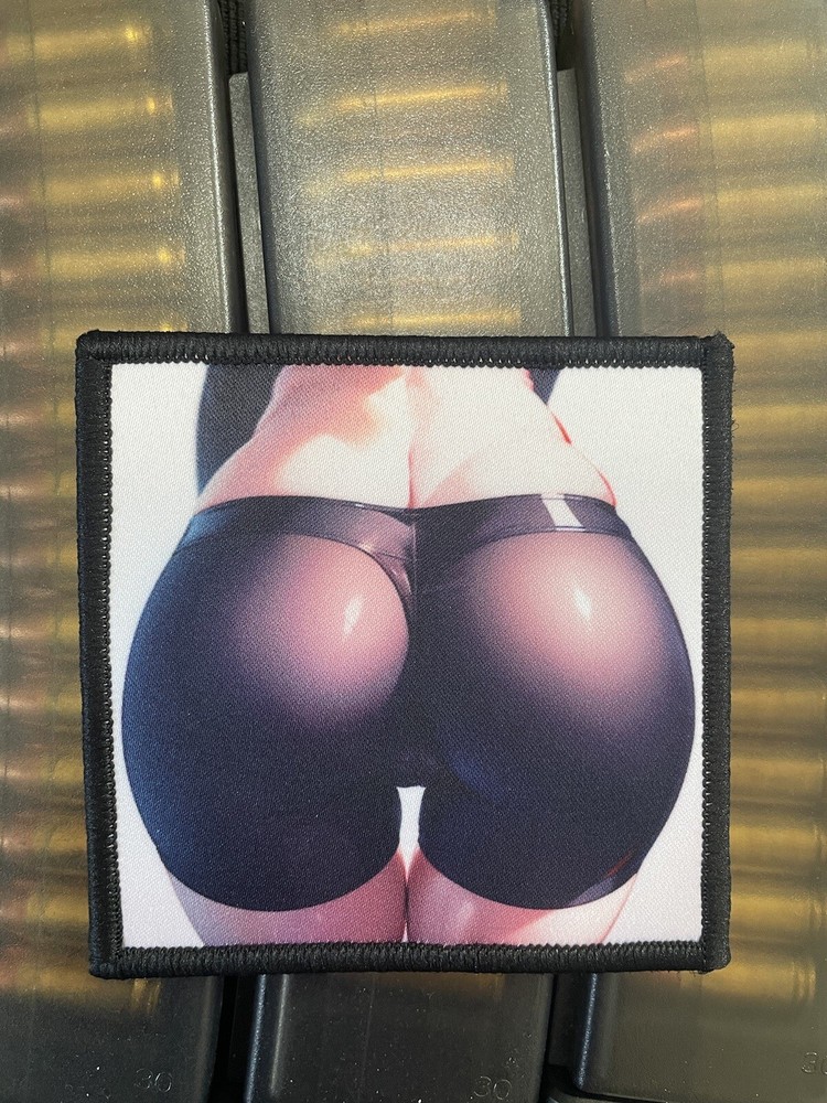Sexy Morale Patch Tactical Hook Loop Babe Pinup Hourglass