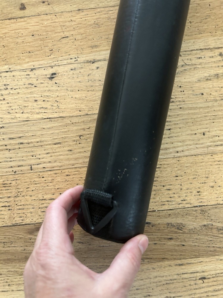 Viper Q-Vault Cue Stick Case No Strap Light Stain Zipper Pull Missing