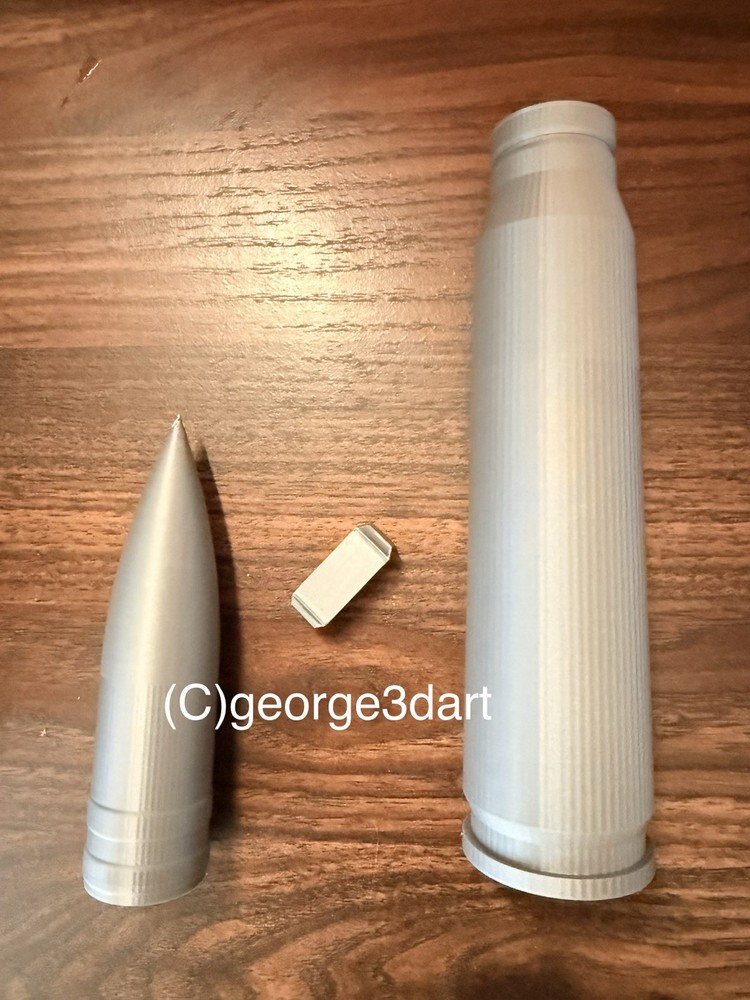 A-10 Warthog Depleted Uranium Round 3d Printed Cosplay Prop
