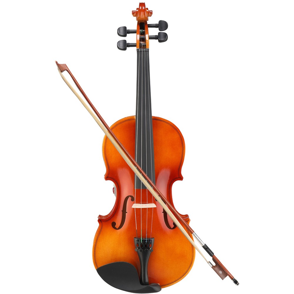 Acoustic Solid Wood Violin 1/8 with Case Bow Rosin Strings Shoulder Rest for Kid