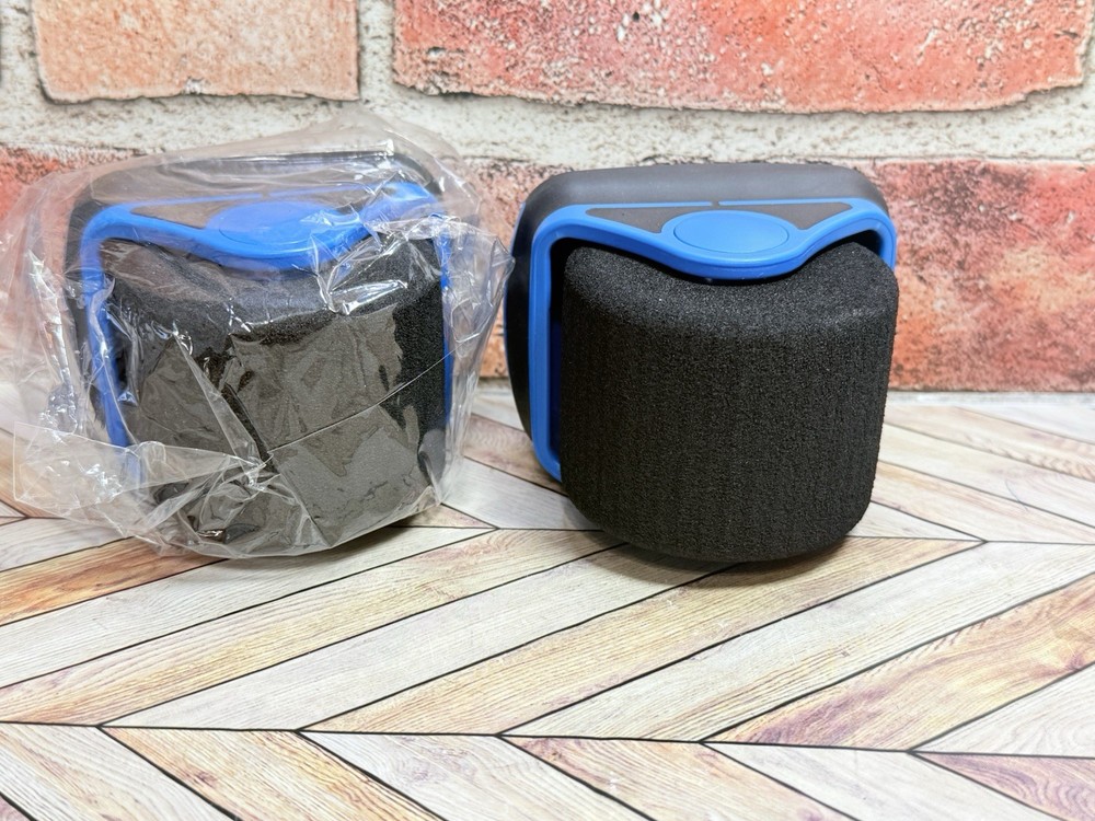 NEWISHTOOL Sponge Seam Roller Vinyl Applicator Tool, 2 Pack Soft Foam Wheel Roll
