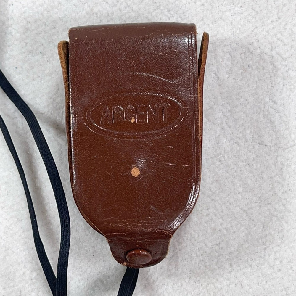 Vtg Argent Skylite Selenium Exposure Meter W/ Leather Case Untested