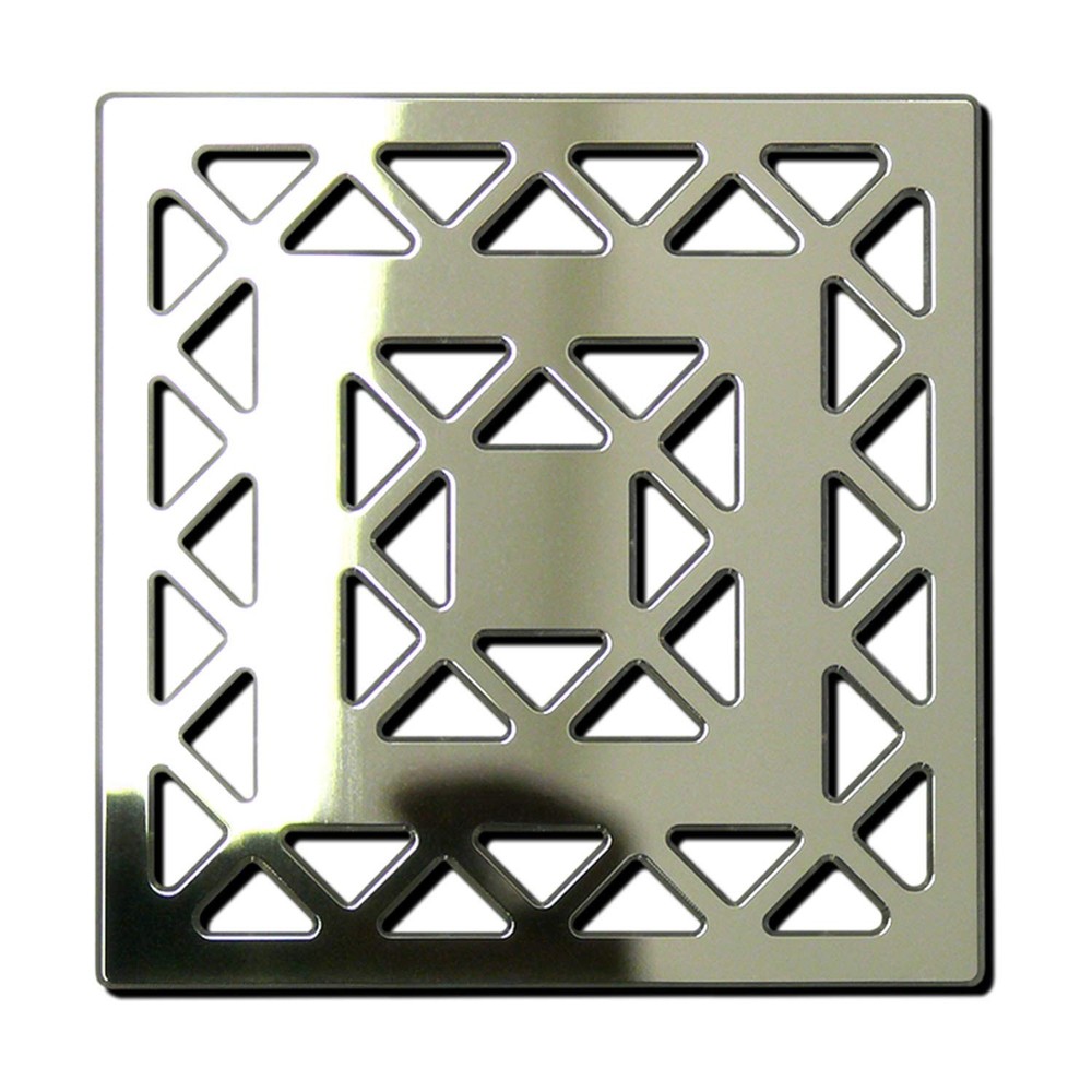 Ebbe E4802PC 4" Unique Grate Lattice Polished