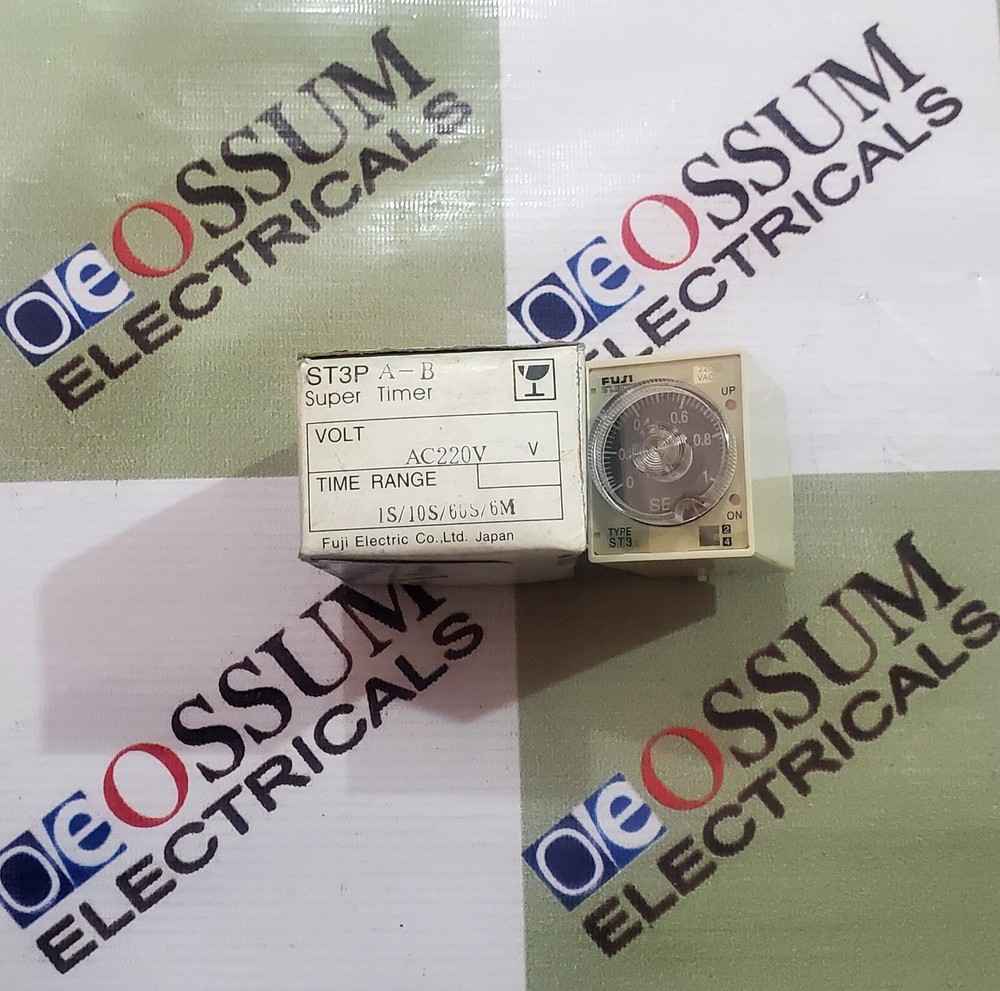 FUJI ST3PA-B ELECTRONIC TIMER TIME RANGE 6MINIT VOLTAGE 220VAC FAST SHIPPING