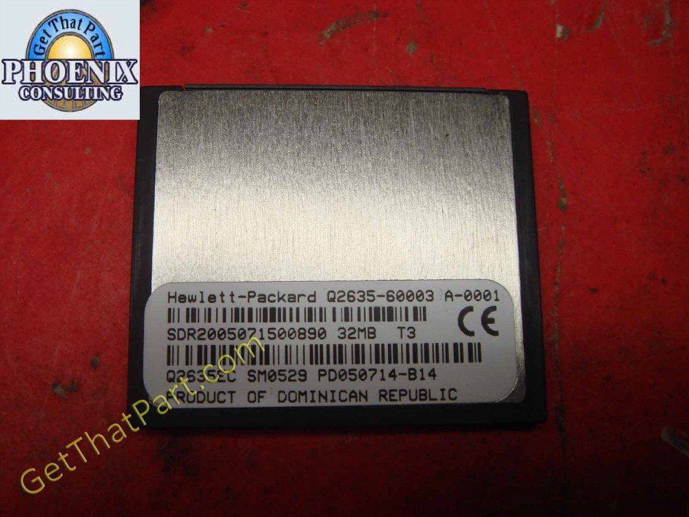 HP 4345 MFP 4345MFP 32M Compact FW Flash Module Q2635EC Q2635-60003