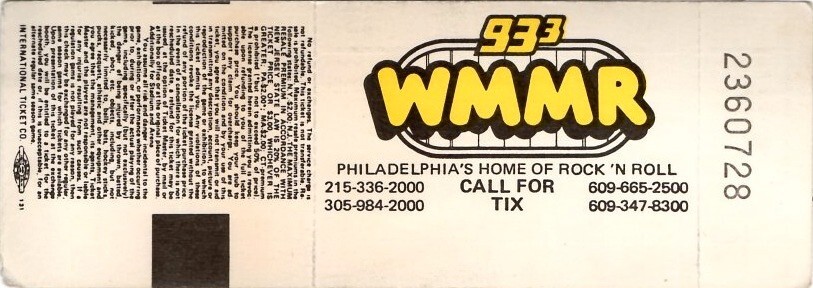 THE ROLLING STONES DEC 20, 1989 TRUMP PLAZA & MTV UNUSED CONCERT TICKET EX 2 NMT