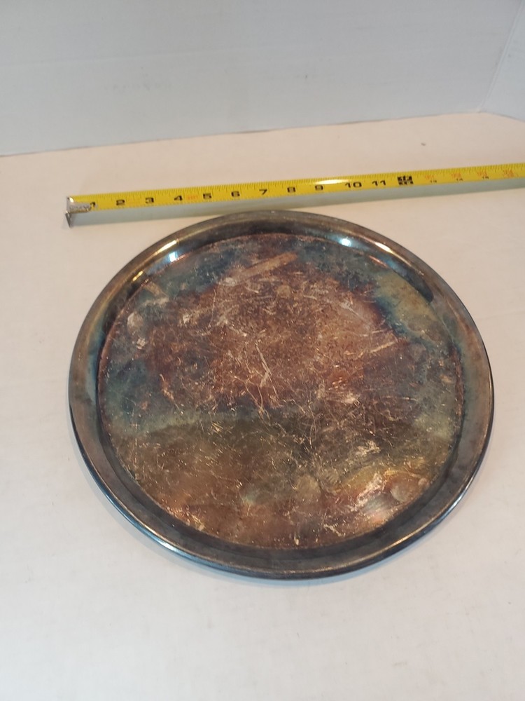 Vintage MCM Silver Tray Silver Galleries