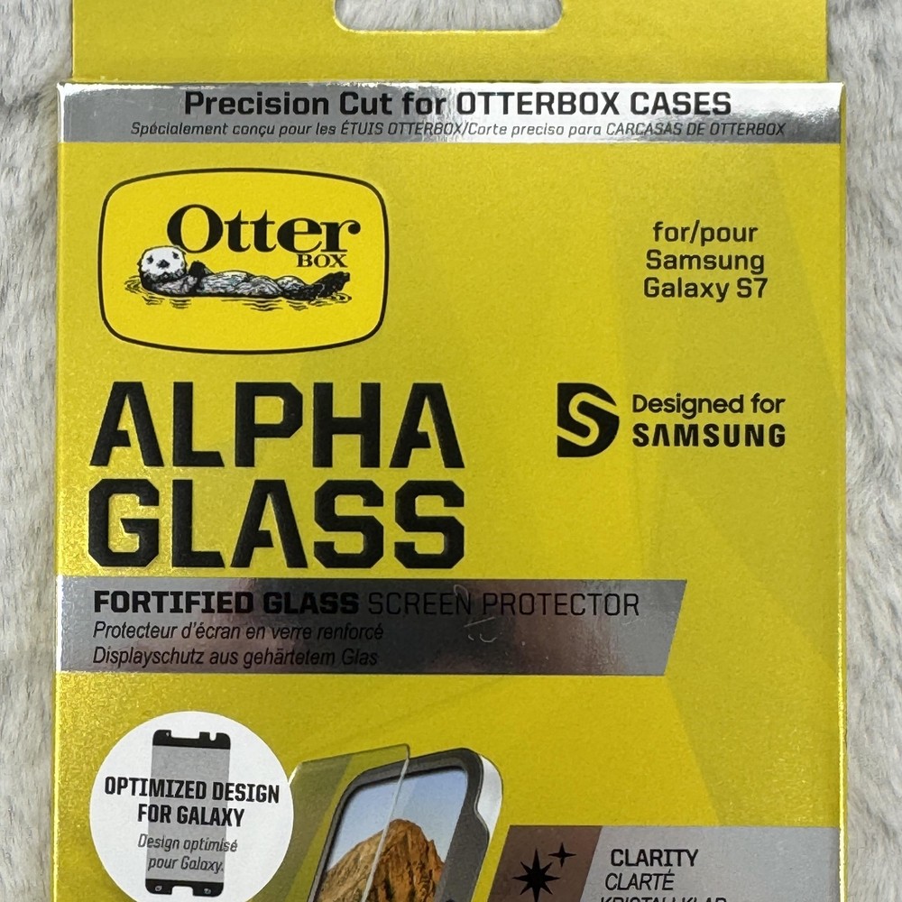 OtterBox Alpha Glass Samsung Galaxy S7 Screen Protector Clear 6 Pack