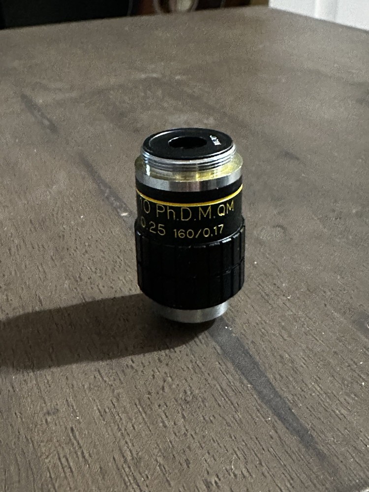 10x Phase Contrast Objective 10 Ph.D.M. QM 0.25 160/0.17 Microscope