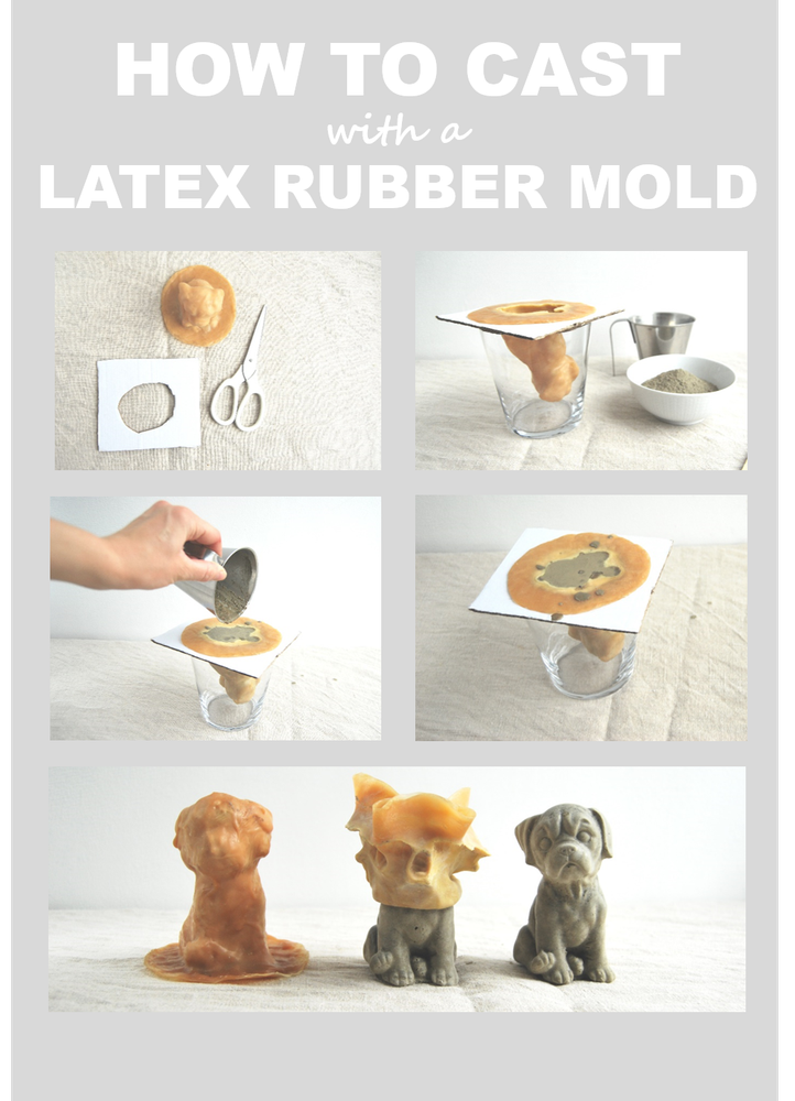 Concrete mold, plaster, resin and more 3D Cherub