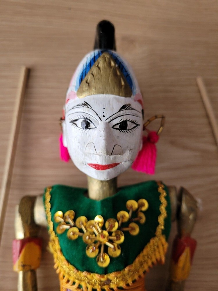 Large Puppet Indonesian Wooden