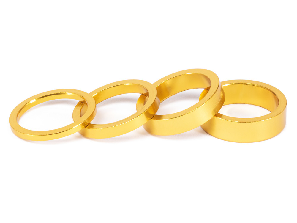 SALT Headset Spacer Set 1 1/8 Gold