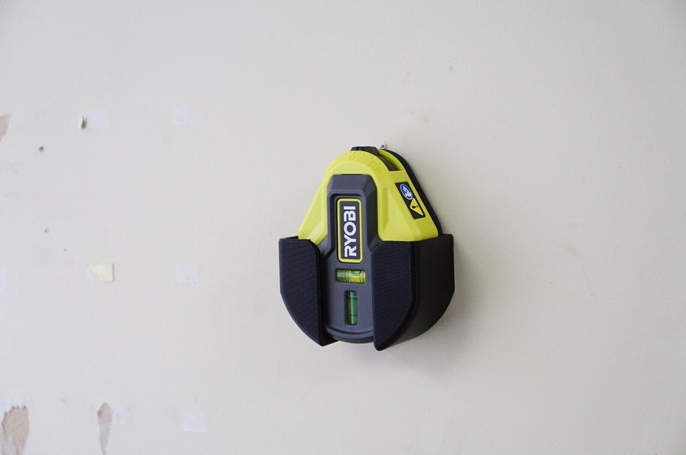 Wall Mount Holder Bracket for RYOBI Air Grip Compact Laser Level (ELL1002)