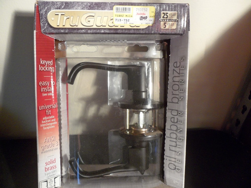 Oil Rubbed Bronze Entry Lockset