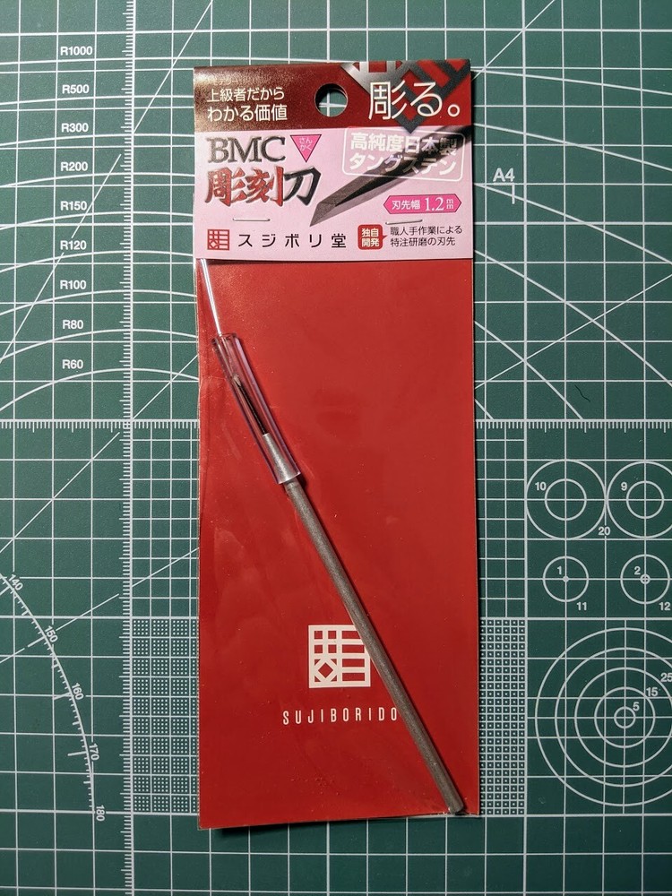 Sujiborido BMC Chisel width 1.2mm (Triangle) cyoko030
