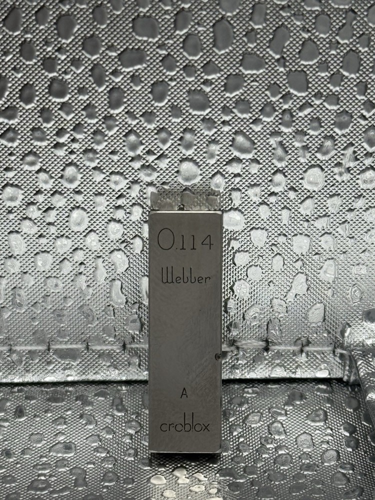 .114 Starrett-Webber Gage Block