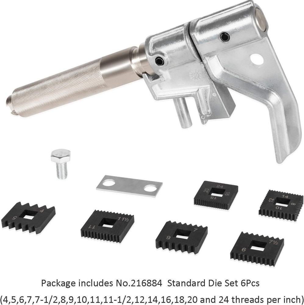 7402 Universal Outside Thread Chaser External Thread Tool for 1-1/4” to 5” OD