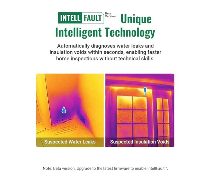 HF96 Thermal Camera with Laser Pointer Intelligent Scene Detection 11 Hr Runtime