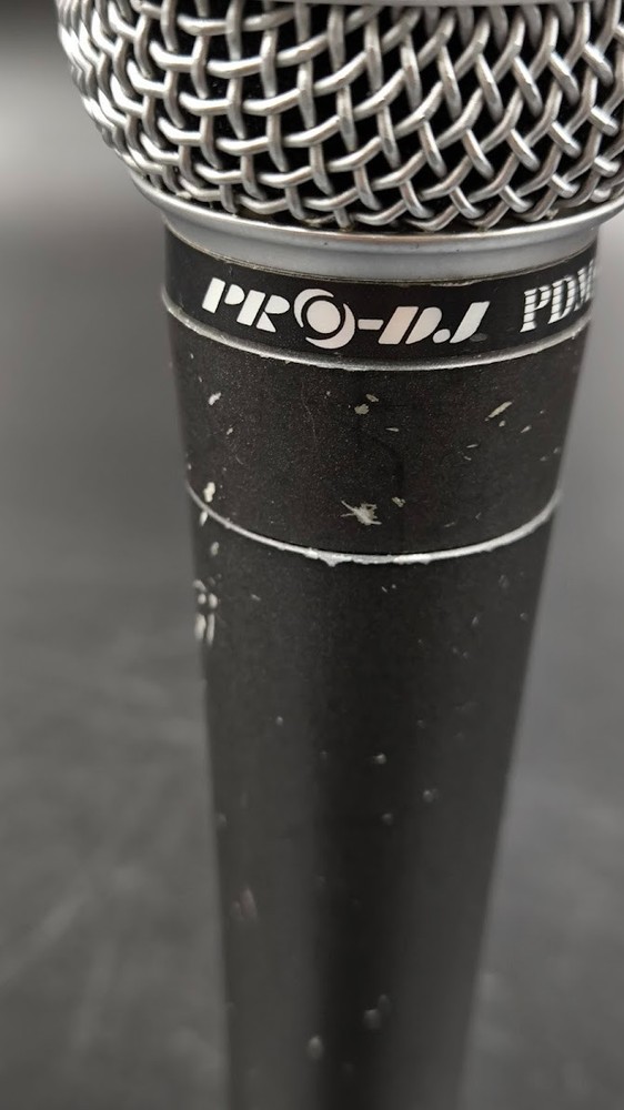 PRO-DJ PDM-3 Dynamic Microphone Used Working Black