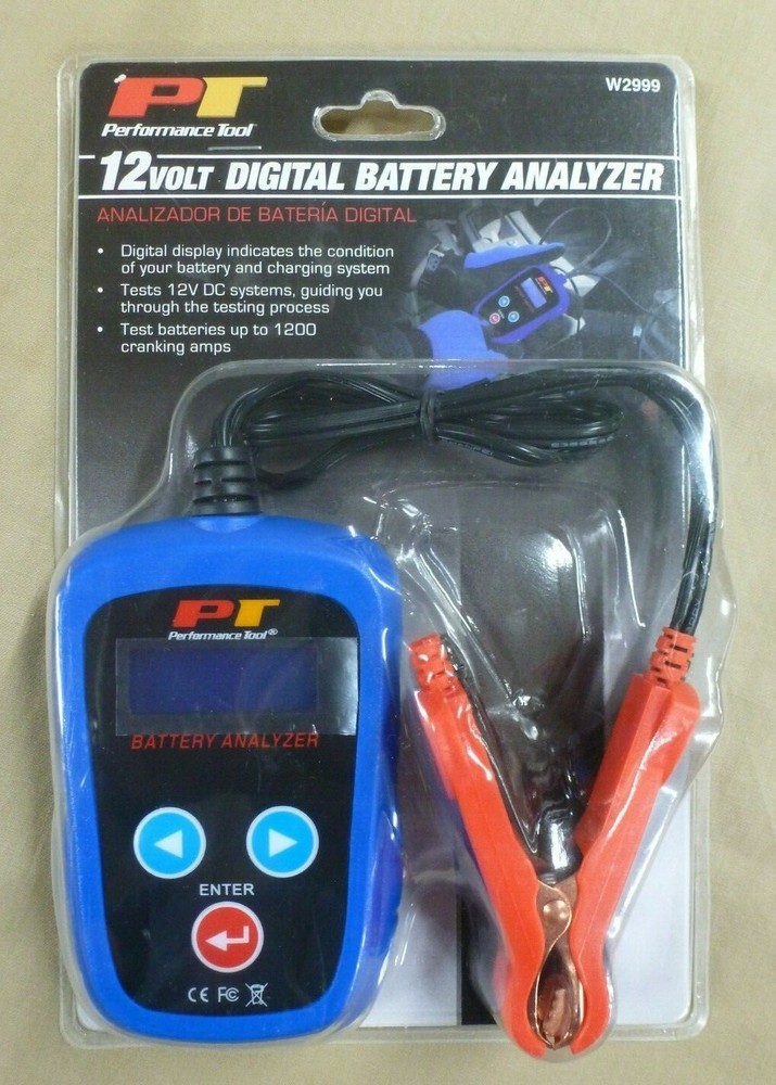 Digital Battery Analyzer, 'Performance Tools' 12 volt W2999 #0670 Free Shipping!