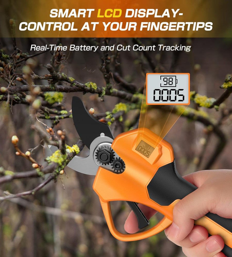 Electric Pruning Shears, Cordless Pruning Shears 1000W Brushless Power Shears 1.
