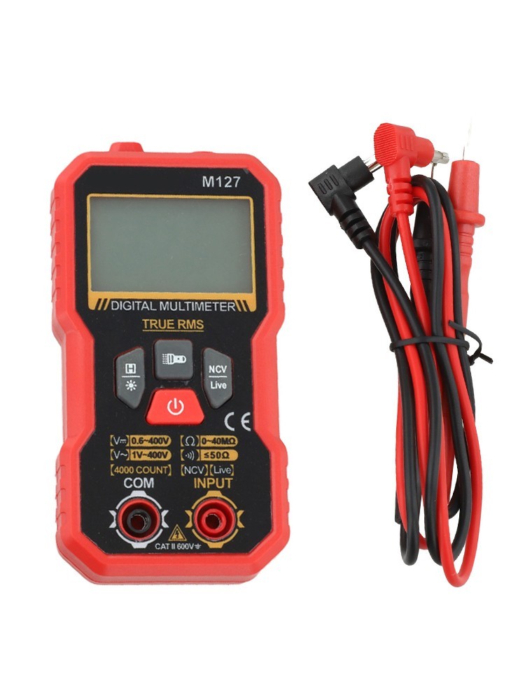 Compact Digital Multimeter with Non Contact Voltage Detector for Testing