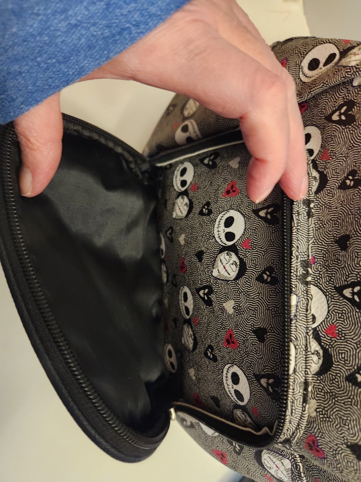 Disney The Nightmare Before Christmas All Over print 10" Mini Deluxe Backpack