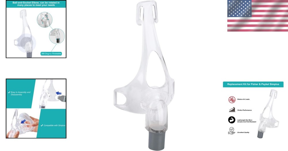 Fisher Paykel Simplus Frame & Elbow - Easy Install, 360° Elbow, Cost-Effective