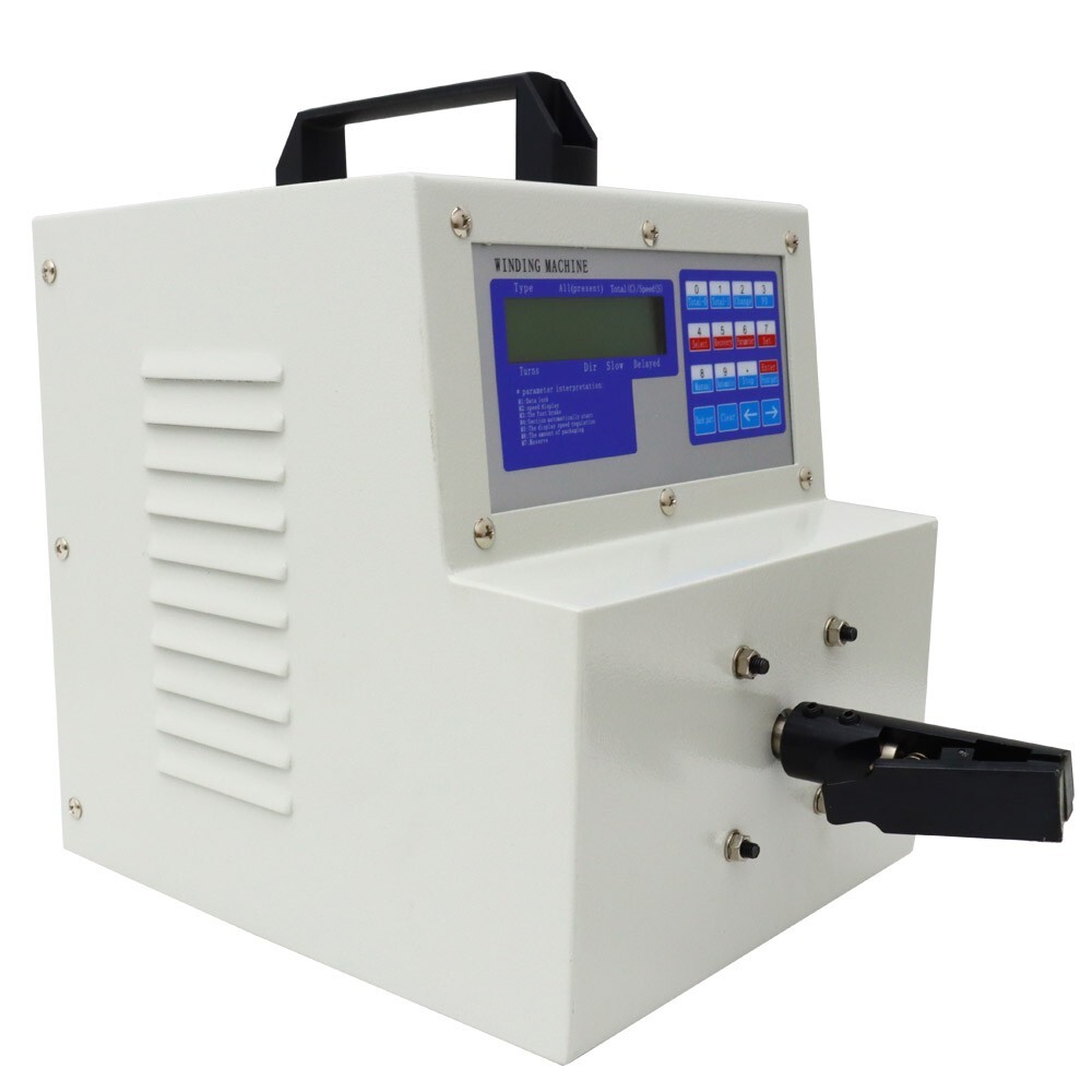 110V Wire Twisting Machine High-Speed Automatic Cable Winding w/LCD Display