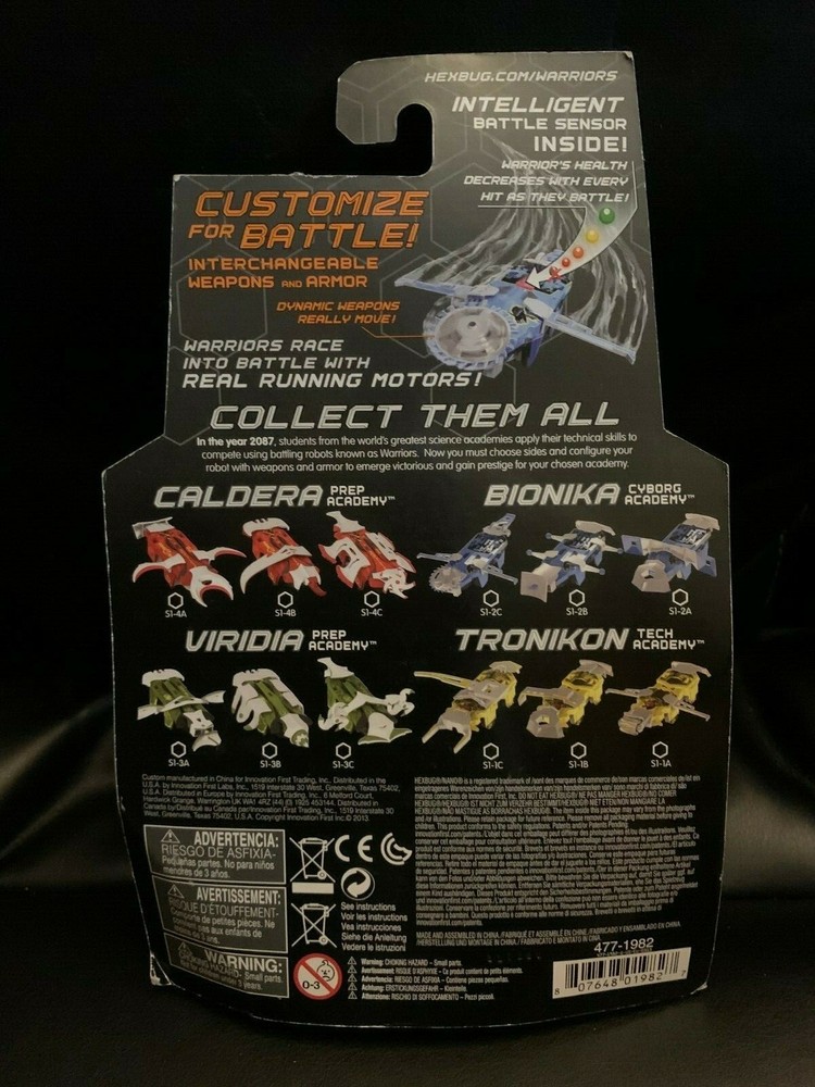 Hexbug Warriors Battling Robots Viridia S1-3C New