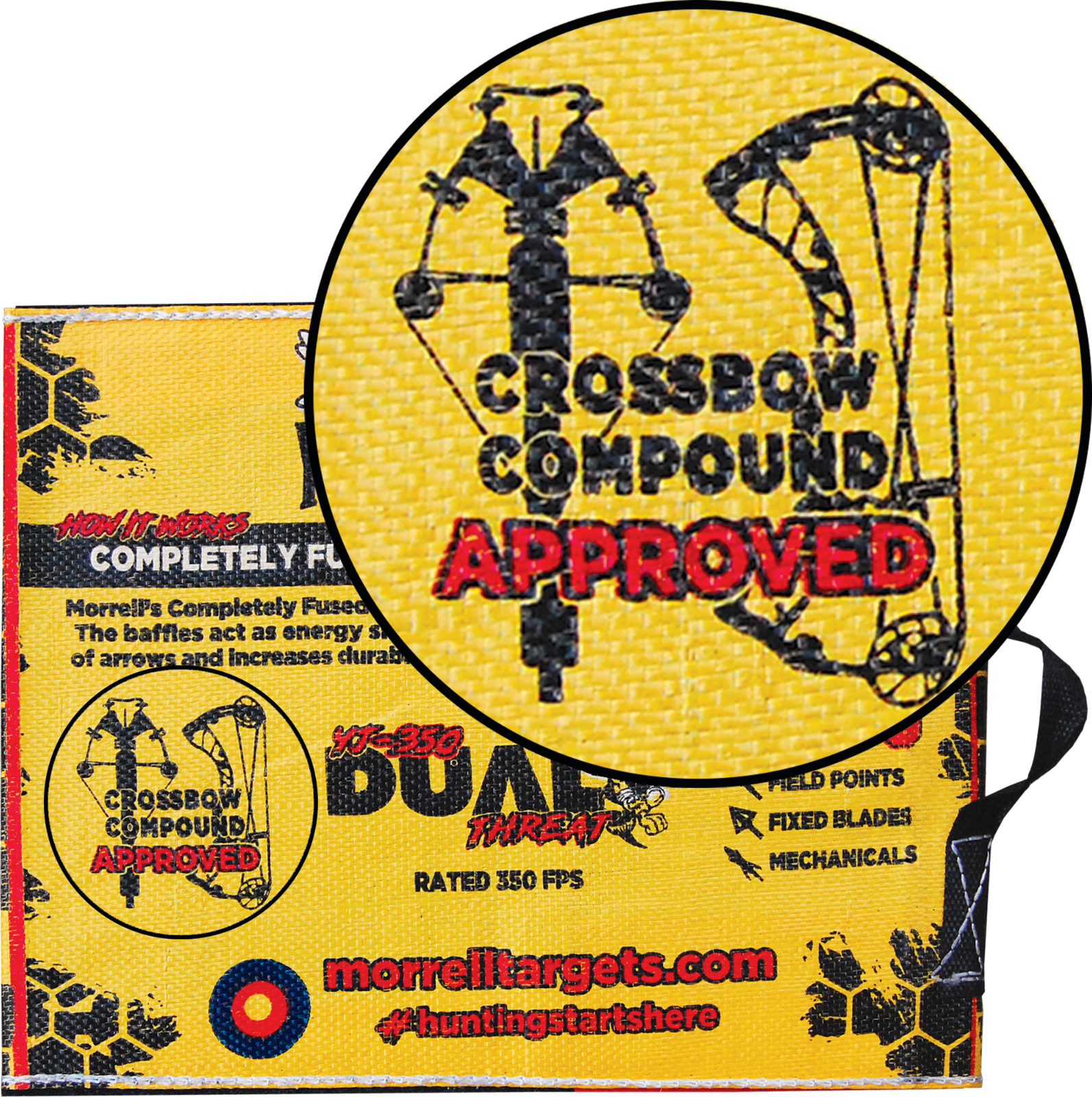 Morrell Yellow Jacket YJ-350 Dual Threat Block Target Crossbow Compatible