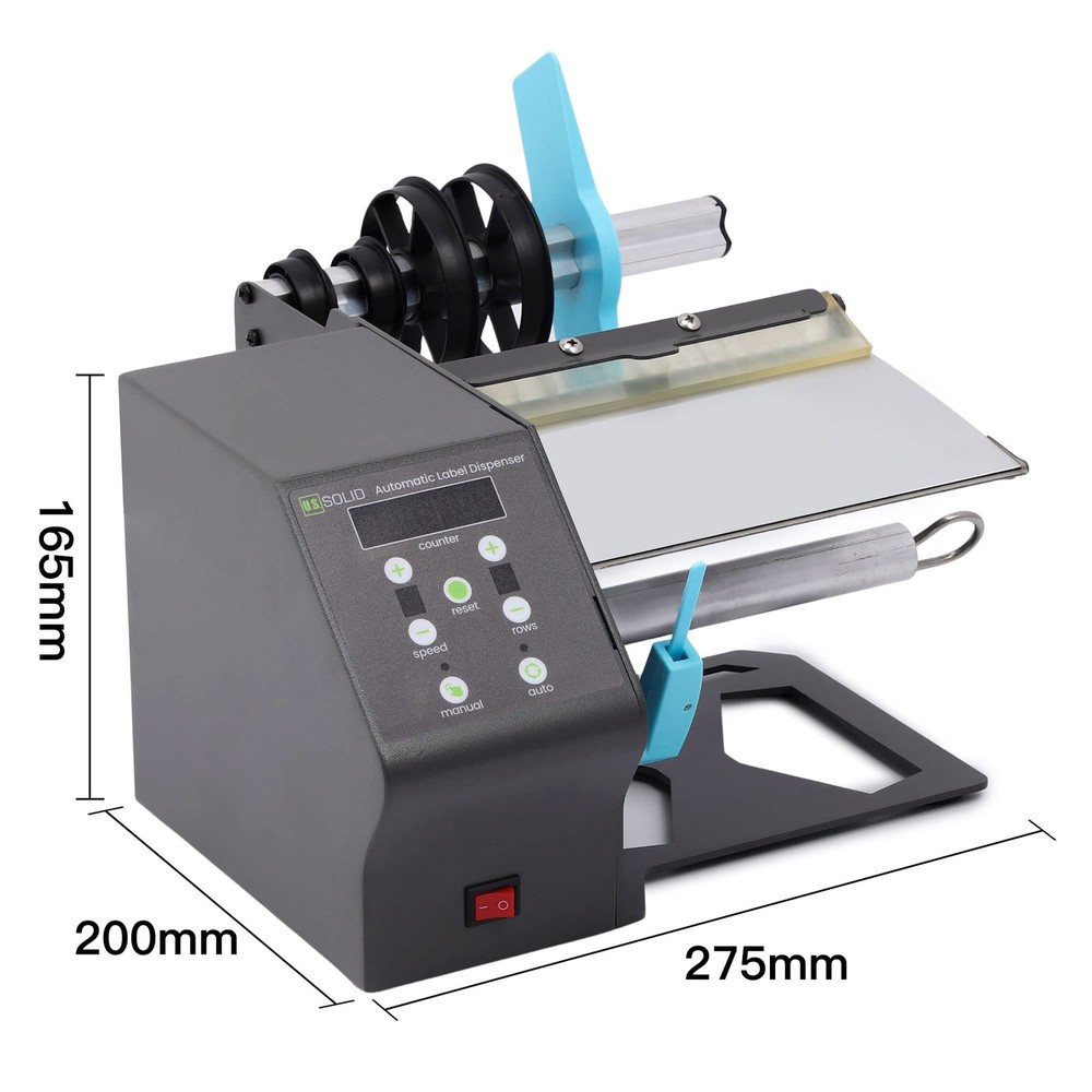 U.S. Solid Automatic Label Dispenser Fanfold Labels Counter 7 in Width