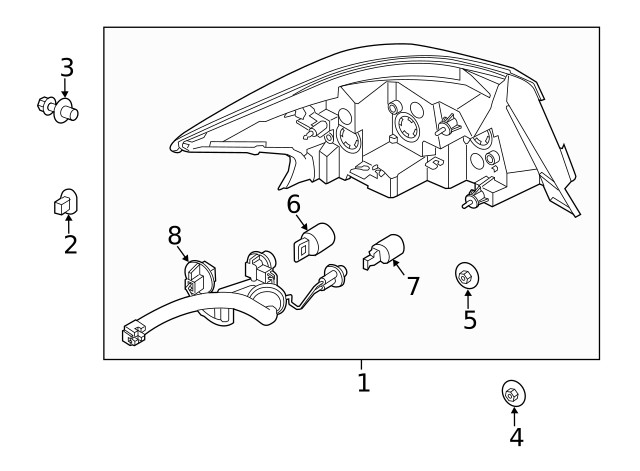 Genuine Nissan Socket & Wire 26551-3SG0A