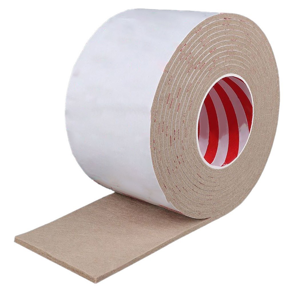 Easily Cuttable Anticondensation Sticker for Windows Brown Felt Design