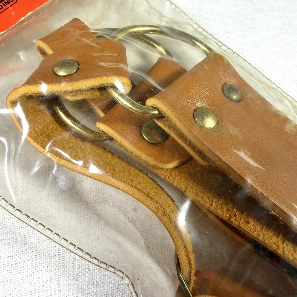 VTG SOLIGOR Rustler Camera Adjustable Strap Tan Leather 33-42 Inch NOS