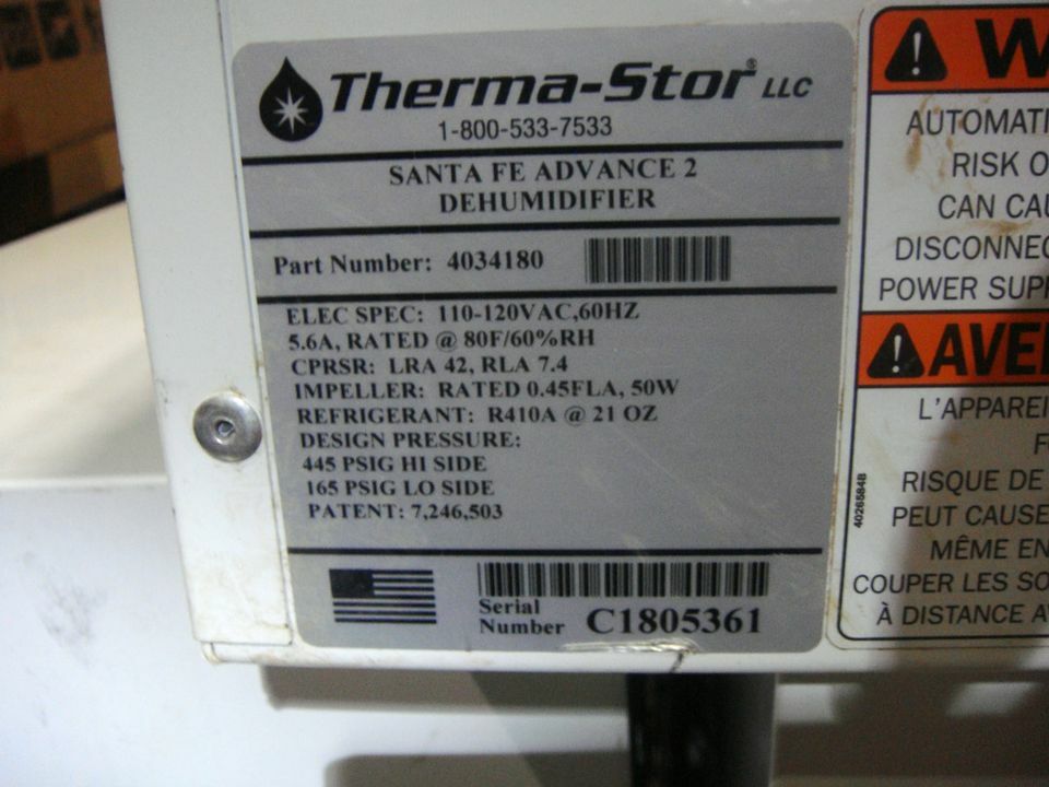 Magnetic Strip for Santa Fe Dehumidifier