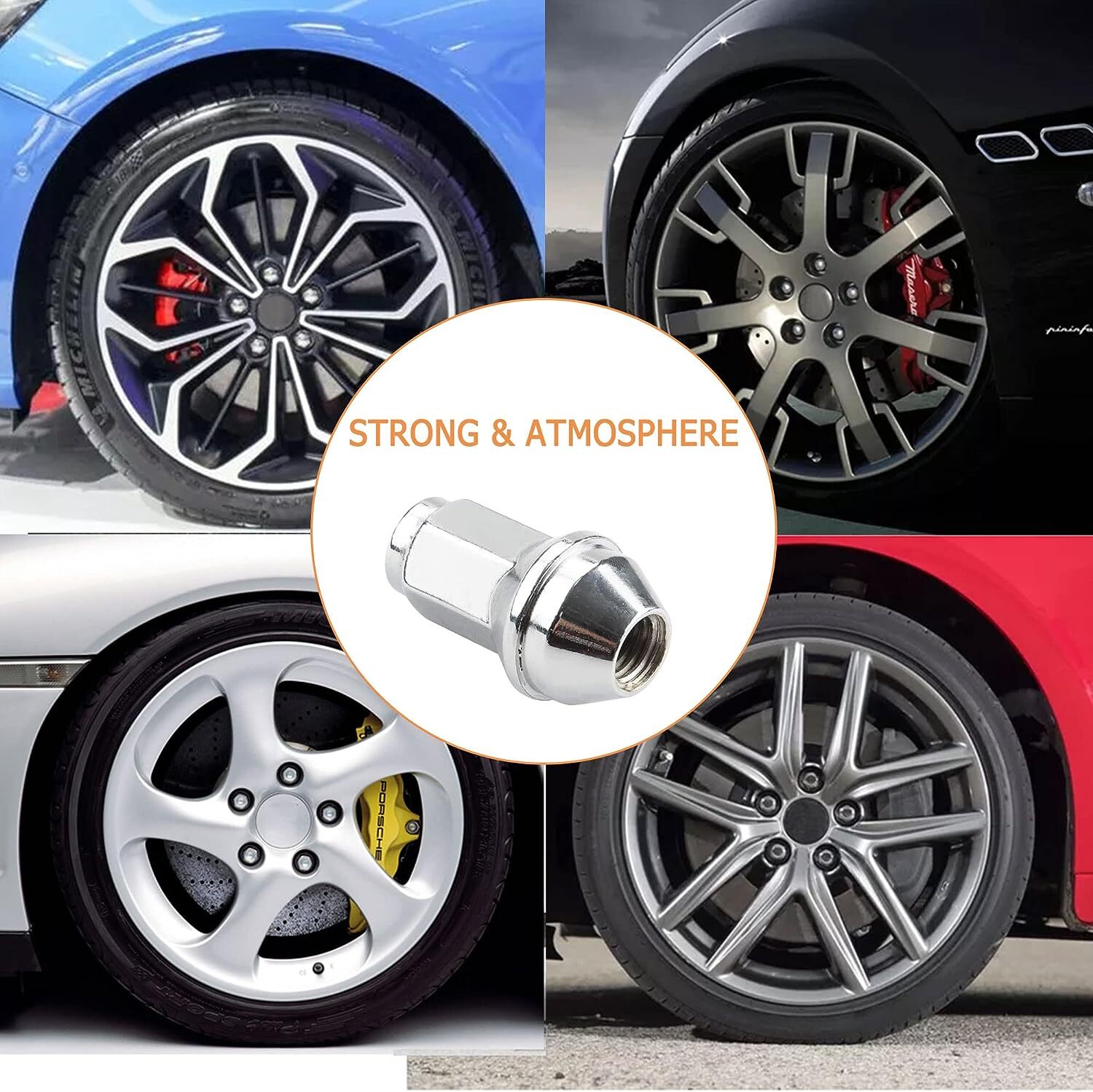 24 FORD OEM FACTORY CHROME 14X2 LUG NUTS FOR 2003-2014 F150 EXPEDITION NAVIGATOR