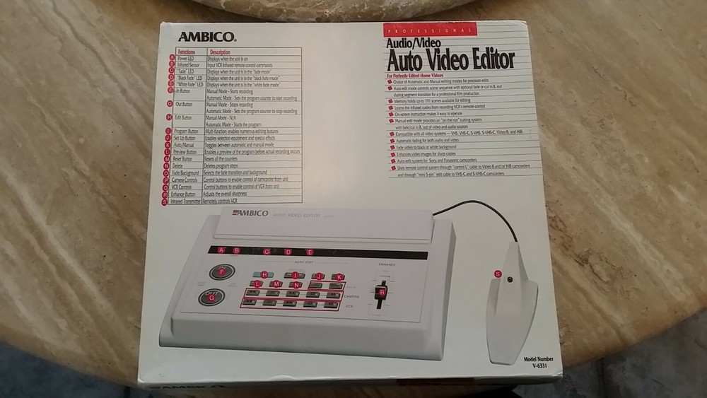 Ambico Video Editor V-6331