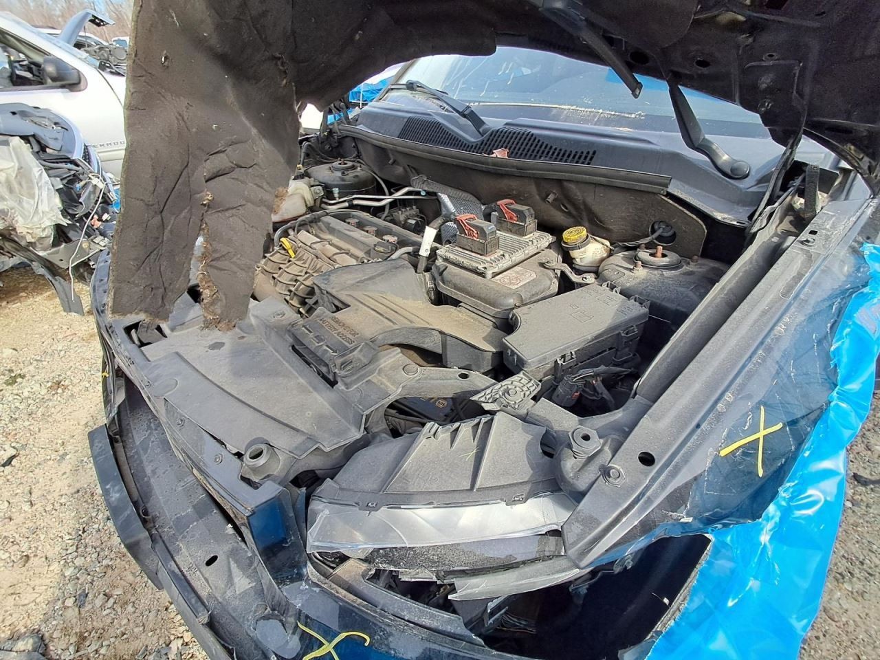 2017 Compass Driver Side Curtain Roof Airbag Used OEM 95000 Miles 253-03327L