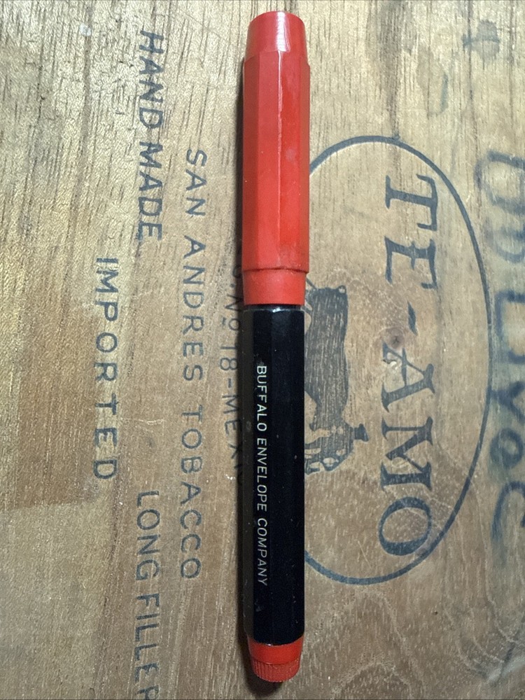 Vintage 1930 Buffalo Envelope Co. Advertisement Pen Size Postal Scale