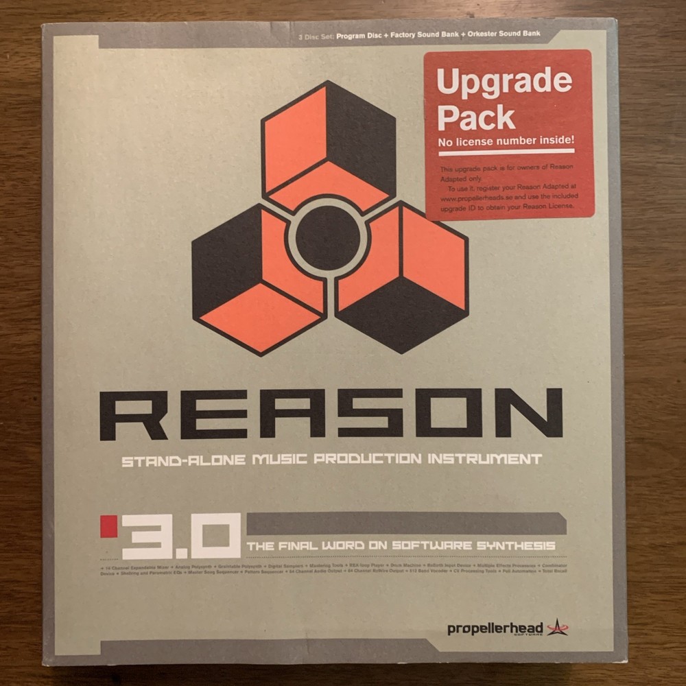 Propellerhead Reason 3.0 for Windows & Mac *Upgrade Pack*