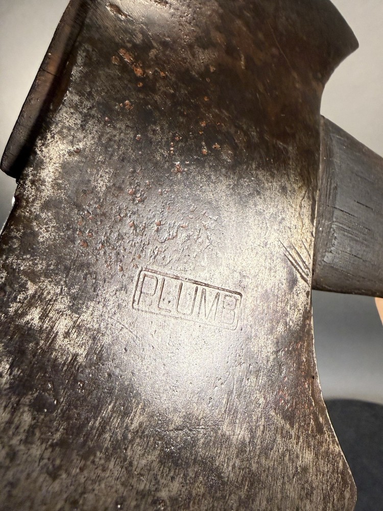 Vintage. Plumb double bit cruiser axe, 28" handle. Small Eye.