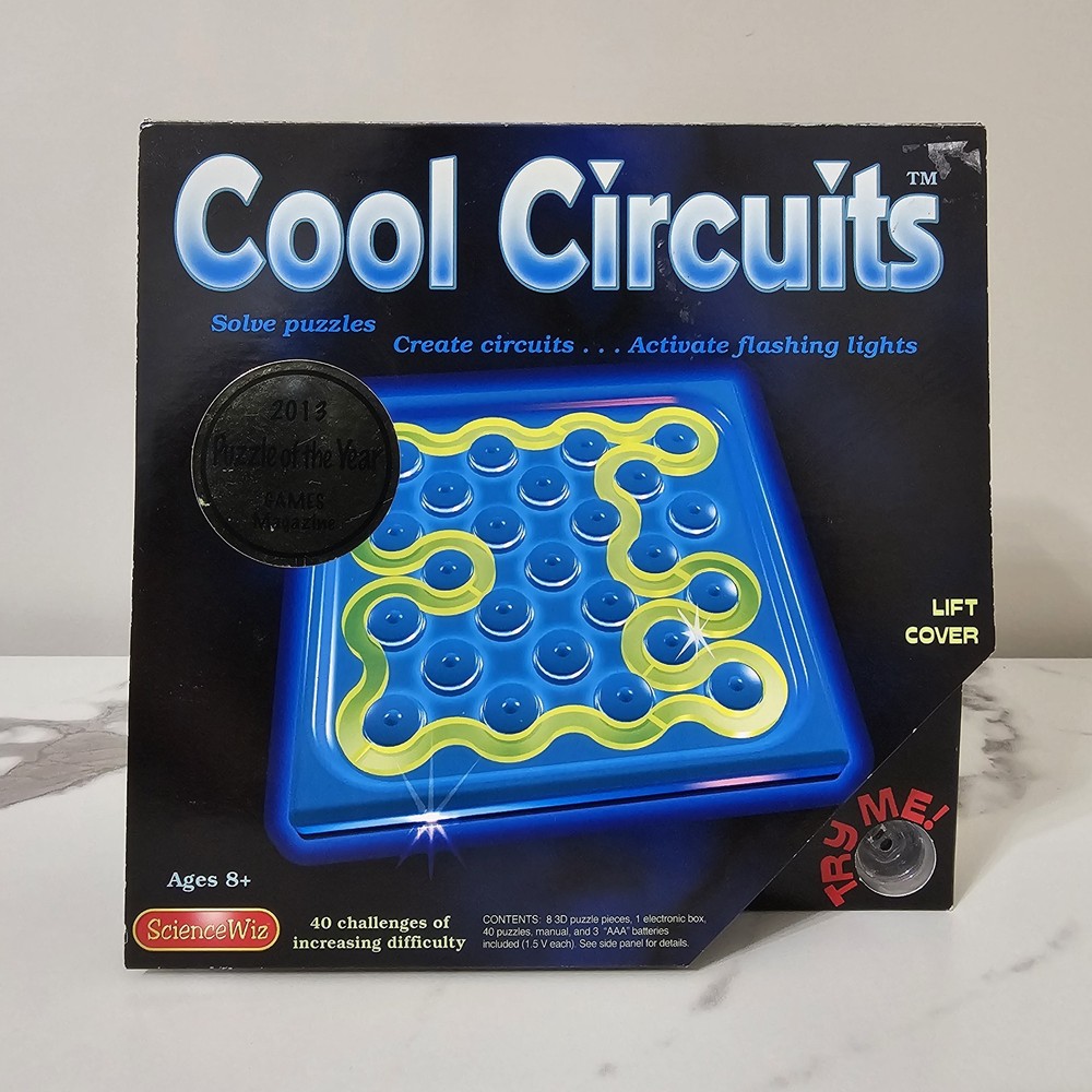 Cool Circuits Puzzle Solve & Create Circuits To Activate Flashing Lights 2013