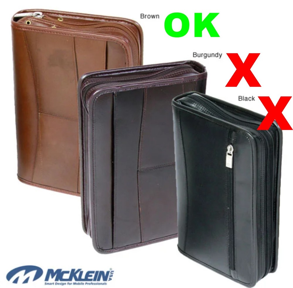McKlein Compact Leather Agenda