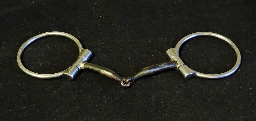 5" Stainless Steel Offset-D Snaffle Bit