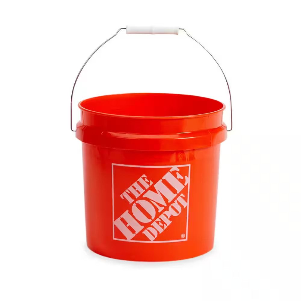 2 Gal. Orange Paint Bucket