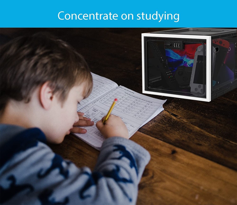 Medicine Lock Box with Combination Lock, Large Medication Lock Box with Code,...