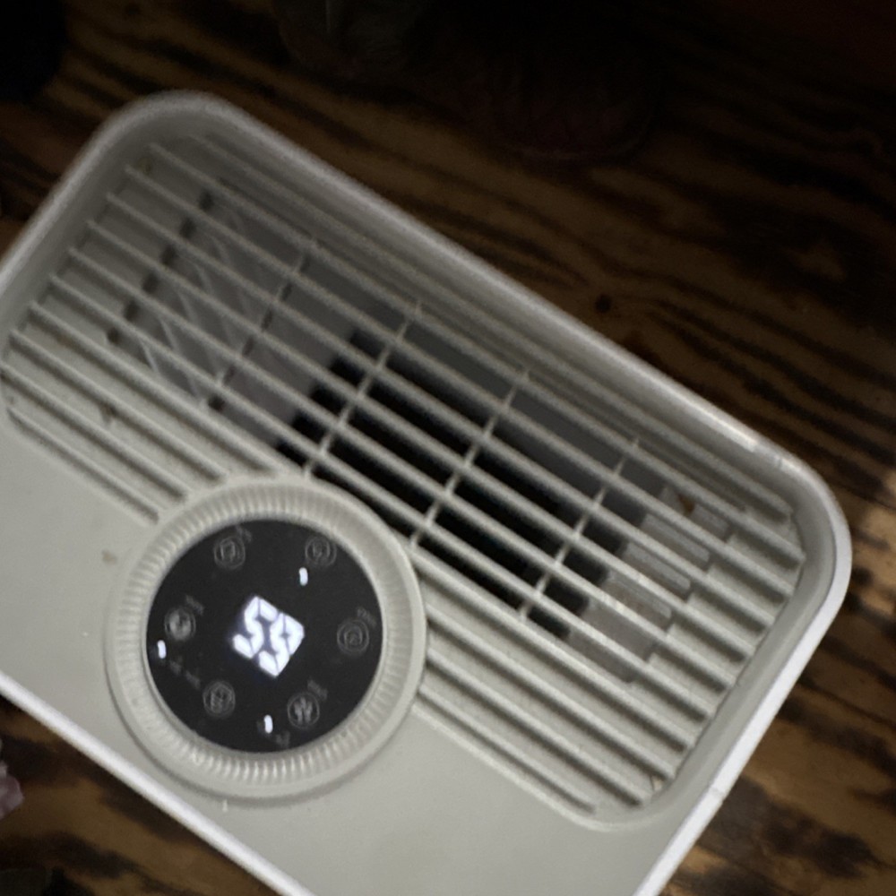 Glowells Console Dehumidifier White Digital Display Timer